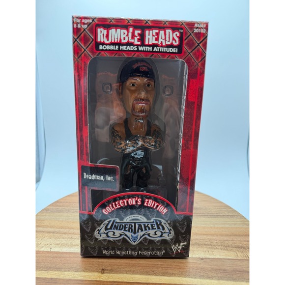 Aspen Other - WWF Rumble Heads Undertaker Bobblehead Deadman Inc Series 1 Collector Edition